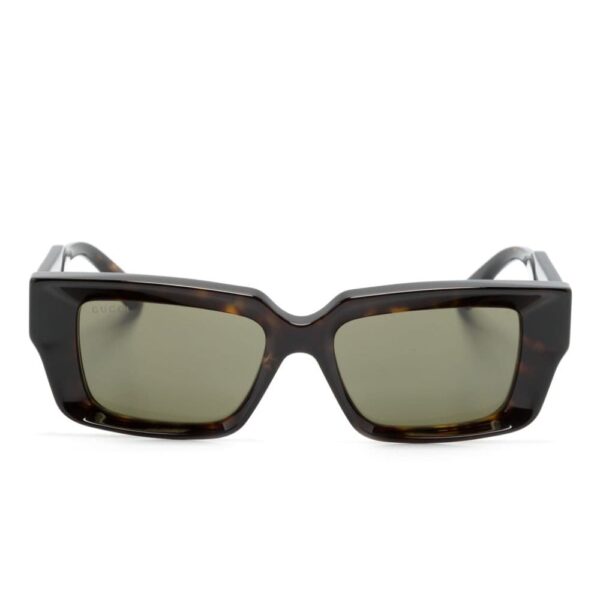 Gucci Eyewear tortoiseshell rectangle-frame sunglasses