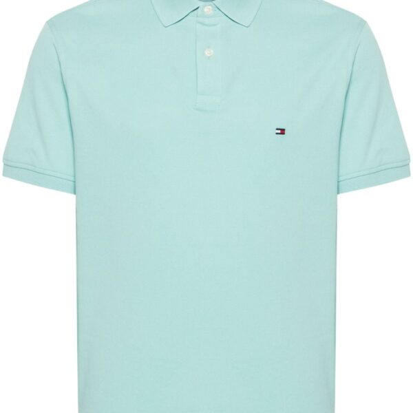 Tommy Hilfiger logo-embroidered piqué polo shirt