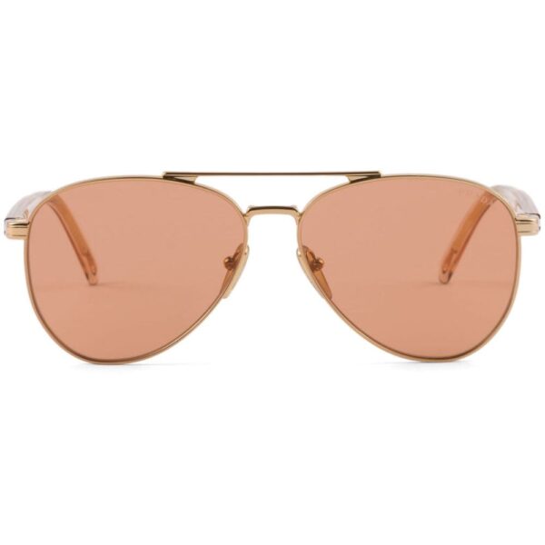Prada Eyewear engraved logo pilot-frame sunglasses