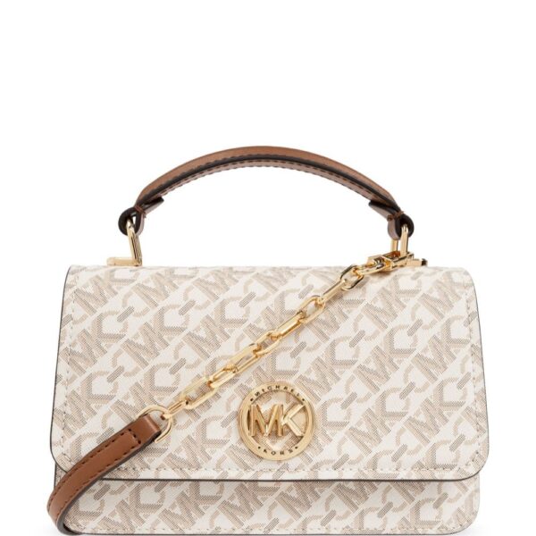 Michael Michael Kors monogram logo-plaque tote bag