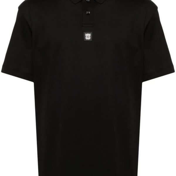 HUGO  interlock-cotton polo shirt