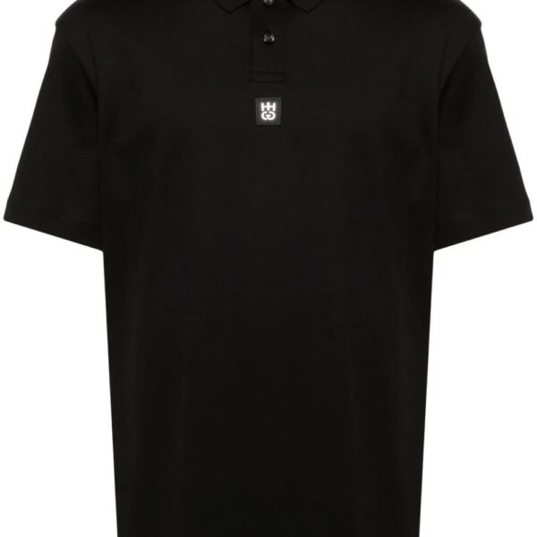 HUGO  interlock-cotton polo shirt