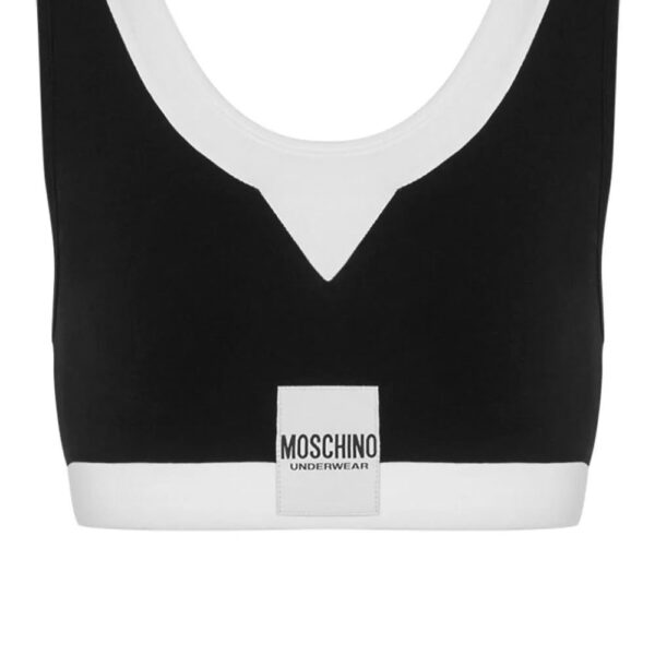 Moschino  logo-appliqué layered bra