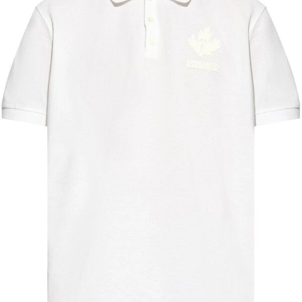DSQUARED2  raised-logo cotton polo shirt
