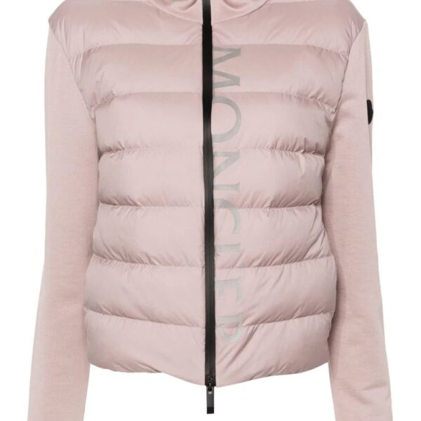 Moncler  logo-print hooded padded jacket