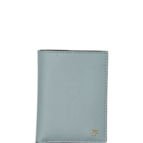 TOM FORD logo plaque leather cardholder