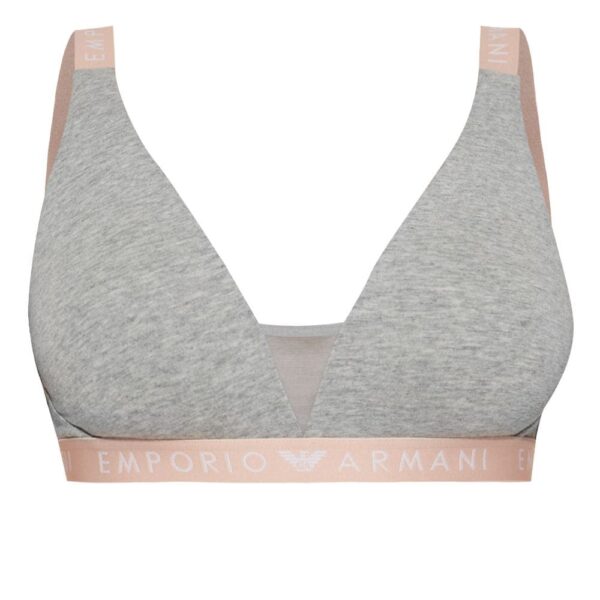 Emporio Armani  Iconic logo-underband bra