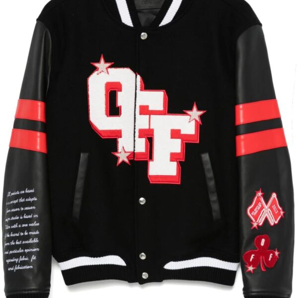 Off-White  Dices Lea varsity jacket
