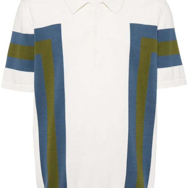 HUGO  striped knitted polo
