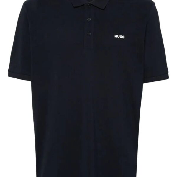 HUGO  raised-logo polo shirt