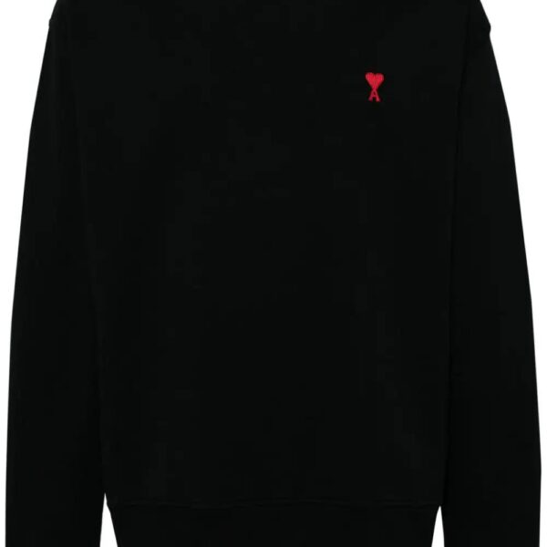 AMI Paris  embroidered logo cotton sweatshirt