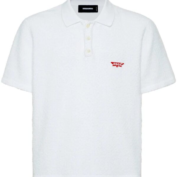 DSQUARED2  logo-appliqué polo shirt