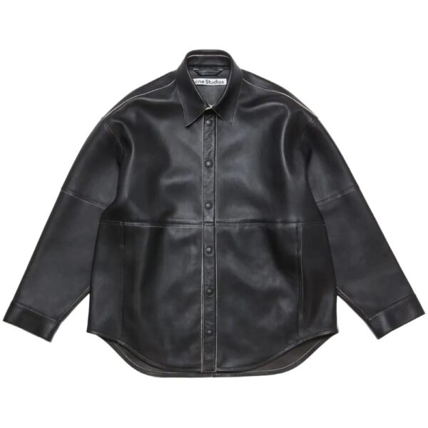 Acne Studios  leather shirt