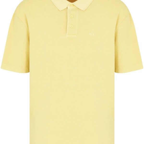 Armani Exchange  logo-embroidered polo shirt