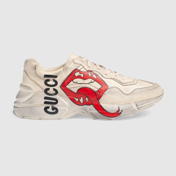 Gucci Men’s Rhyton sneaker with mouth print
