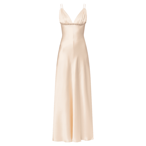 Louis Vuitton Beaded Trim Gown