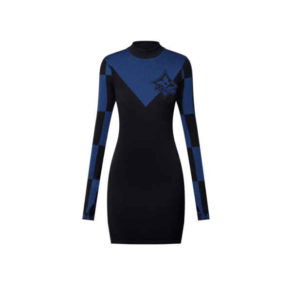 Louis Vuitton Graphic Compression Knit Dress