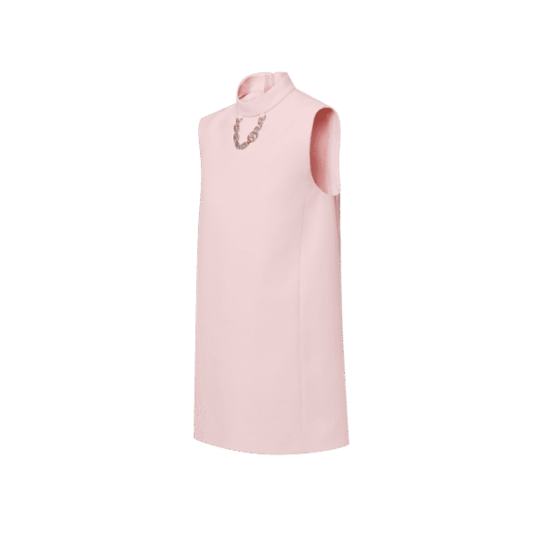 Louis Vuitton Mock-Neck Straight Dress