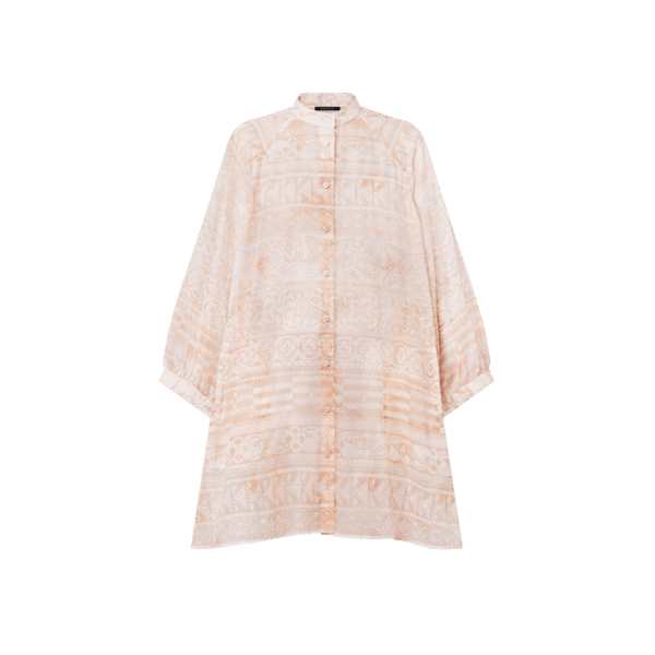 Louis Vuitton Monogram Tile Batwing Shirt Dress